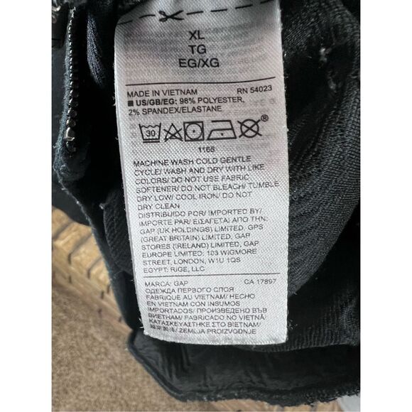 Gapfit Hoodie Tunic Pullover Long Sleeve Thumb Hole Charcoal Tencel Blend Size X - Picture 4 of 6